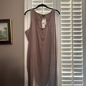 Splendid Sleeveless Midi Dress in Gray